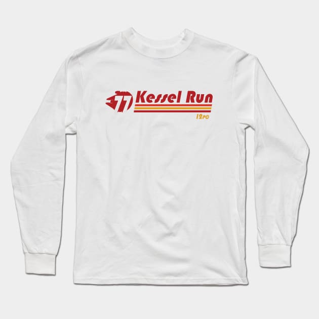 Kessel Run Long Sleeve T-Shirt by BoldlyGoingNowhere